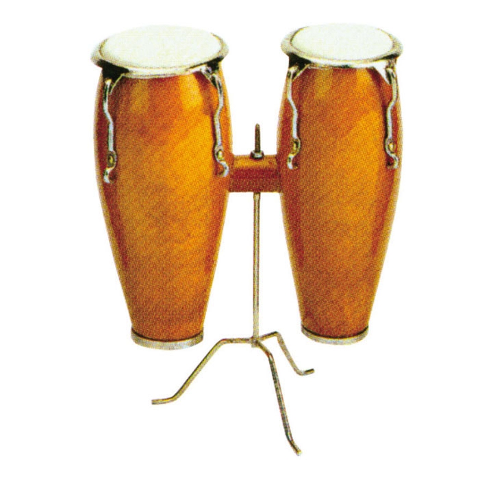 Miniature Double Conga Musical Instrument Replica Gift
